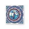 Galata Tower and Istanbul tiles 3D lenticular card by 3Dimge, front view