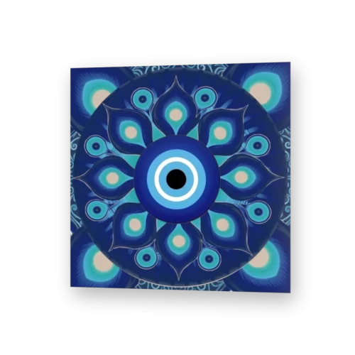 3dimge_IST011-CD01_01-hero Evil eye lenticular card by 3Dimge, front view